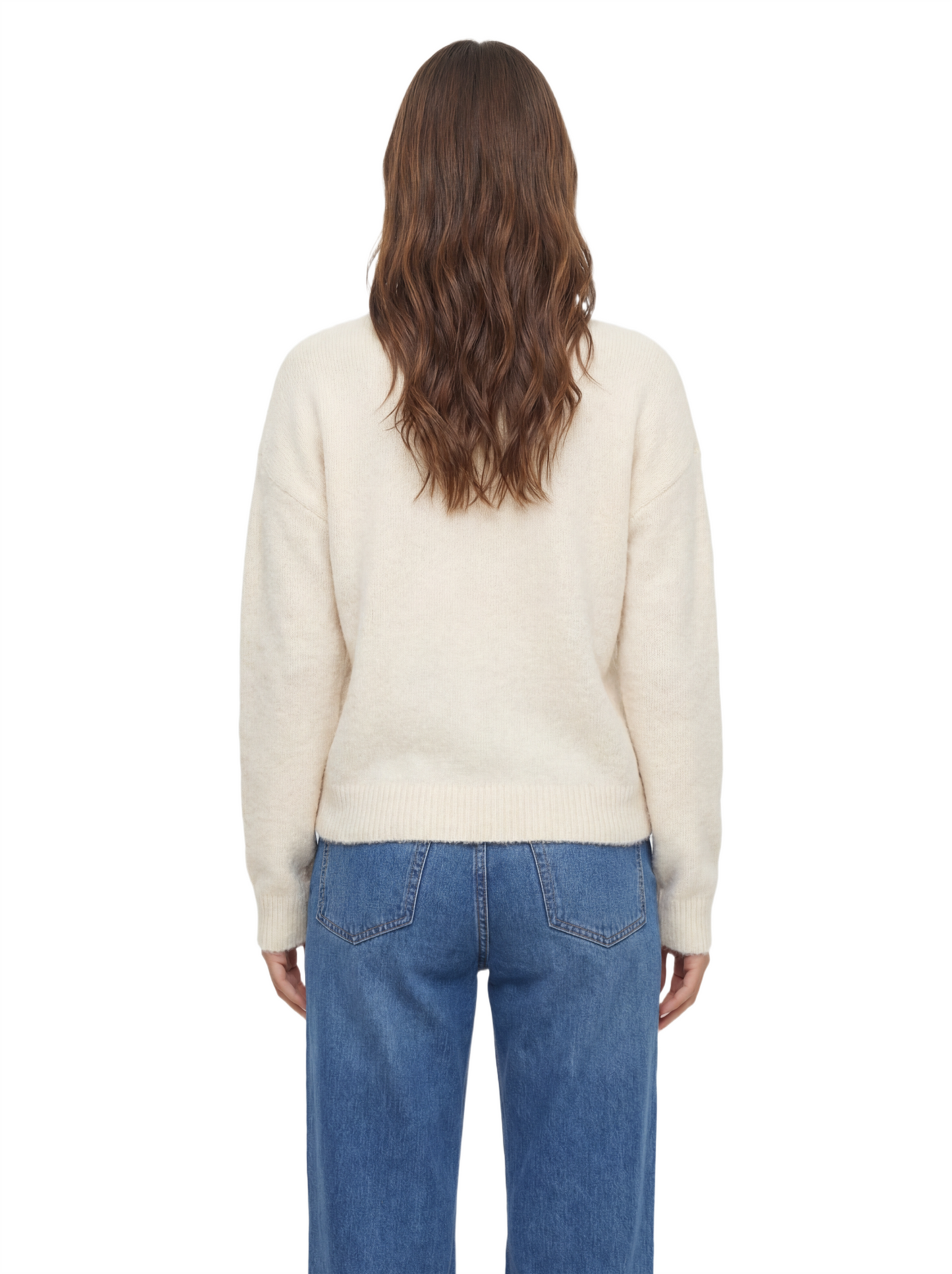 Cozy V-Neck Knit Sweater