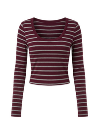Burgundy Stripe