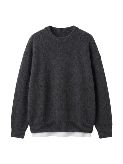 Minimalist Wool Knit Sweater