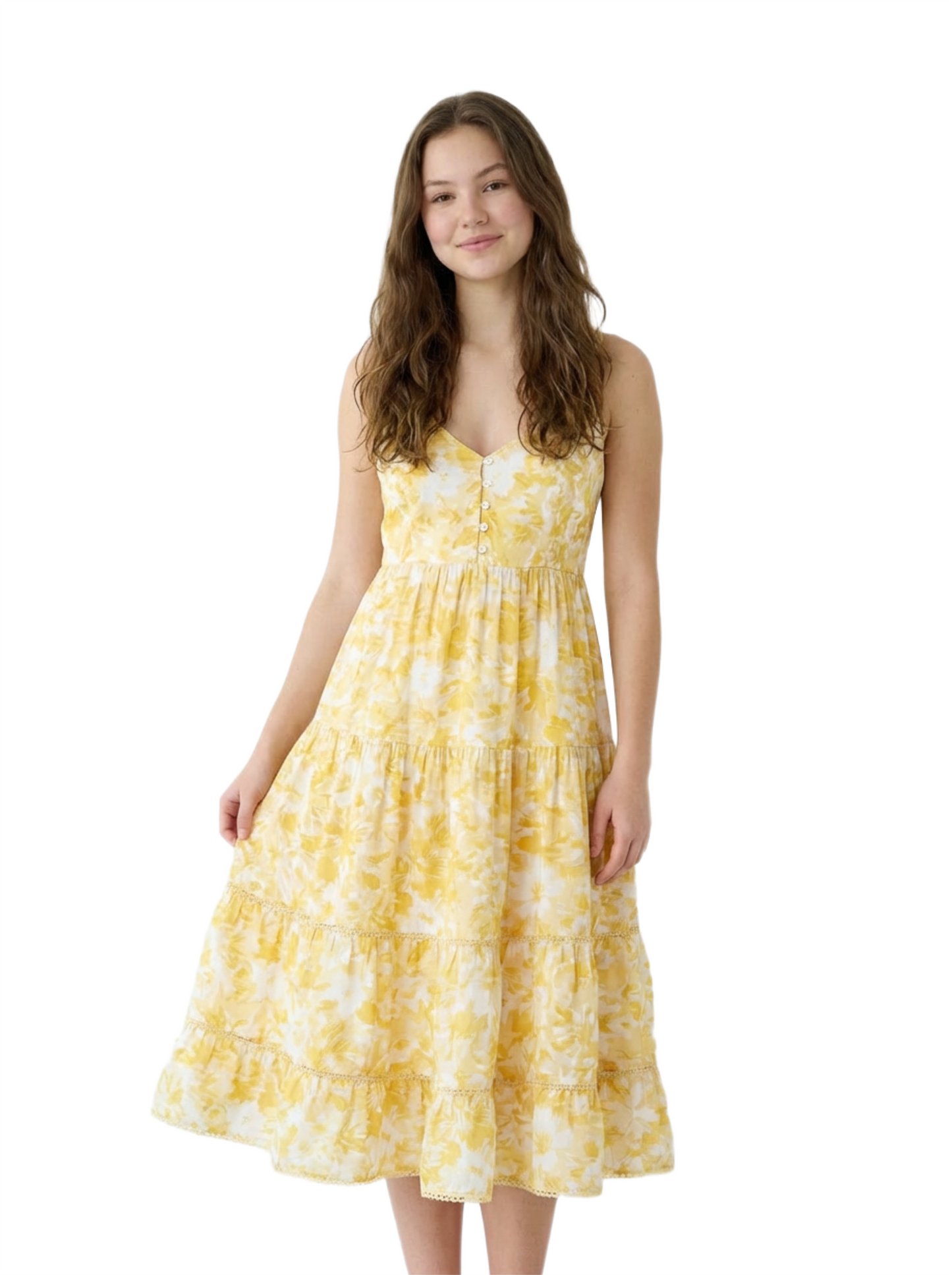 Sunshine Floral Tiered Sundress