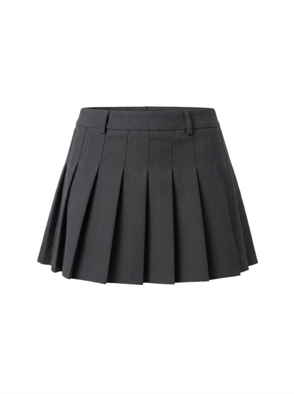 Pleated Mini Skirt
