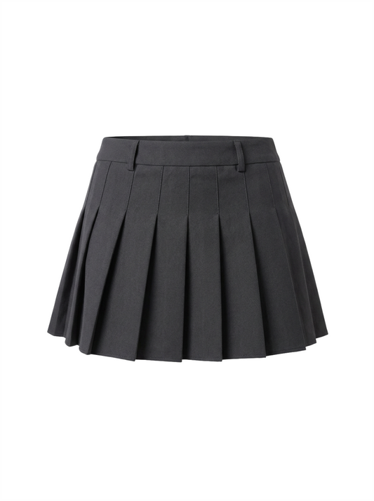 Pleated Mini Skirt